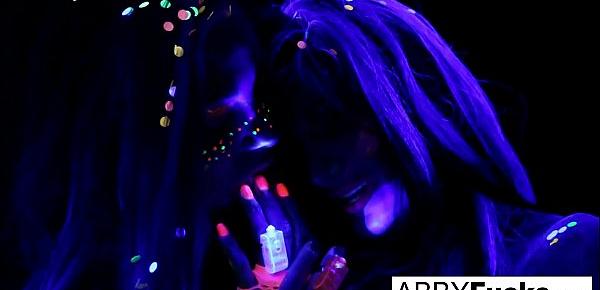  Black Light Rainy Night with Abigal Mac & Ava Addams